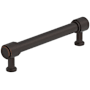 Amerock Faircrest 5-1/16 Inch Center to Center Smooth Bar Cabinet Pull Oil Rubbed Bronze
