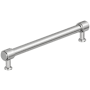 Amerock Faircrest 7-9/16 Inch Center to Center Smooth Bar Cabinet Pull Polished Chrome