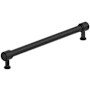 Amerock Faircrest 8-13/16 Inch Center to Center Smooth Bar Cabinet Pull Matte Black