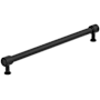 Amerock Faircrest 10-1/16 Inch Center to Center Smooth Bar Cabinet Pull Matte Black