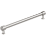 Amerock Faircrest 10-1/16 Inch Center to Center Smooth Bar Cabinet Pull Polished Nickel