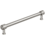 Amerock Faircrest 12 Inch Center to Center Smooth Bar Cabinet Pull Satin Nickel