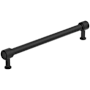 Amerock Faircrest 12 Inch Center to Center Smooth Bar Cabinet Pull Matte Black