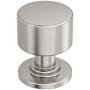 Amerock Balon 1 Inch Smooth Mushroom Cabinet Knob Satin Nickel