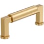Amerock Balon 3 Inch Center to Center Smooth Handle Cabinet Pull Champagne Bronze