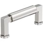 Amerock Balon 3 Inch Center to Center Smooth Handle Cabinet Pull Polished Nickel