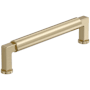 Amerock Balon 5-1/16 Inch Center to Center Smooth Handle Cabinet Pull Golden Champagne