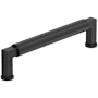 Amerock Balon 5-1/16 Inch Center to Center Smooth Handle Cabinet Pull Matte Black