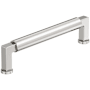 Amerock Balon 5-1/16 Inch Center to Center Smooth Handle Cabinet Pull Polished Nickel