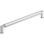 Amerock Balon 10-1/16 Inch Center to Center Smooth Handle Cabinet Pull Polished Chrome