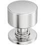 Amerock Balon 1-1/8 Inch Smooth Mushroom Cabinet Knob Polished Chrome