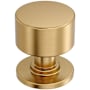 Amerock Balon 1-1/8 Inch Smooth Mushroom Cabinet Knob Champagne Bronze