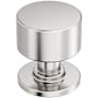 Amerock Balon 1-1/8 Inch Smooth Mushroom Cabinet Knob Polished Nickel