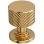Amerock Balata 1 Inch Knurled Mushroom Cabinet Knob Champagne Bronze