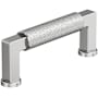 Amerock Balata 3 Inch Center to Center Knurled Handle Cabinet Pull Polished Chrome