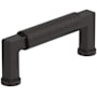 Amerock Balata 3 Inch Center to Center Knurled Handle Cabinet Pull Oil Rubbed Bronze