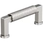 Amerock Balata 3 Inch Center to Center Knurled Handle Cabinet Pull Polished Nickel
