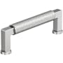 Amerock Balata 3-3/4 Inch Center to Center Knurled Handle Cabinet Pull Polished Chrome