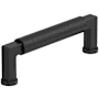 Amerock Balata 3-3/4 Inch Center to Center Knurled Handle Cabinet Pull Matte Black