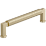 Amerock Balata 5-1/16 Inch Center to Center Knurled Handle Cabinet Pull Golden Champagne