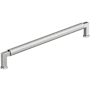 Amerock Balata 10-1/16 Inch Center to Center Knurled Handle Cabinet Pull Polished Chrome