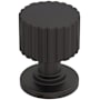 Amerock Ballard 1 Inch Fluted Mushroom Cabinet Knob Oil Rubbed Bronze
