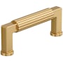 Amerock Ballard 3 Inch Center to Center Fluted Handle Cabinet Pull Champagne Bronze
