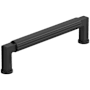Amerock Ballard 5-1/16 Inch Center to Center Fluted Handle Cabinet Pull Matte Black