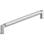 Amerock Ballard 8-13/16 Inch Center to Center Fluted Handle Cabinet Pull Polished Nickel