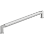 Amerock Ballard 10-1/16 Inch Center to Center Fluted Handle Cabinet Pull Polished Chrome