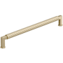 Amerock Ballard 10-1/16 Inch Center to Center Fluted Handle Cabinet Pull Golden Champagne