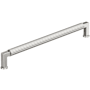 Amerock Ballard 10-1/16 Inch Center to Center Fluted Handle Cabinet Pull Polished Nickel