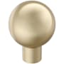 Amerock Coble 1-1/8 Inch Smooth Round Cabinet Knob Golden Champagne