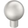 Amerock Coble 1-1/8 Inch Smooth Round Cabinet Knob Satin Nickel