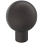 Amerock Coble 1-1/8 Inch Smooth Round Cabinet Knob Oil Rubbed Bronze