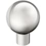 Amerock Coble 1-1/8 Inch Smooth Round Cabinet Knob Polished Nickel