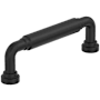 Amerock Coble 3-3/4 Inch Center to Center Smooth Handle Cabinet Pull Matte Black