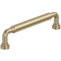 Amerock Coble 5-1/16 Inch Center to Center Smooth Handle Cabinet Pull Golden Champagne