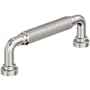 Amerock Collet 3-3/4 Inch Center to Center Knurled Handle Cabinet Pull Polished Nickel