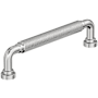 Amerock Collet 5-1/16 Inch Center to Center Knurled Handle Cabinet Pull Polished Chrome