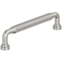 Amerock Collet 5-1/16 Inch Center to Center Knurled Handle Cabinet Pull Satin Nickel