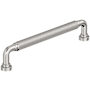 Amerock Collet 6-5/16 Inch Center to Center Knurled Handle Cabinet Pull Polished Nickel