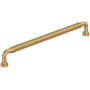 Amerock Collet 10-1/16 Inch Center to Center Knurled Handle Cabinet Pull Champagne Bronze