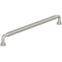 Amerock Collet 10-1/16 Inch Center to Center Knurled Handle Cabinet Pull Satin Nickel