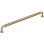 Amerock Collet 12-5/8 Inch Center to Center Knurled Handle Cabinet Pull Golden Champagne