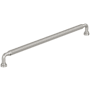 Amerock Collet 12-5/8 Inch Center to Center Knurled Handle Cabinet Pull Satin Nickel