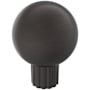 Amerock Cowrie 1-1/8 Inch Fluted Round Cabinet Knob Oil Rubbed Bronze