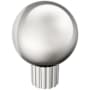 Amerock Cowrie 1-1/8 Inch Fluted Round Cabinet Knob Polished Nickel
