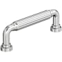 Amerock Cowrie 3-3/4 Inch Center to Center Fluted Handle Cabinet Pull Polished Chrome