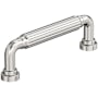Amerock Cowrie 3-3/4 Inch Center to Center Fluted Handle Cabinet Pull Polished Nickel